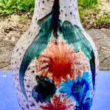 Ceramic vase Vallauris 1950 vintage Marius Bessone