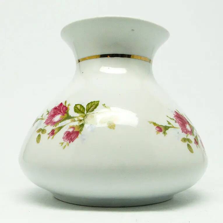 Vase, mid-century modern, porcelain, Chodzież, Poland, 1970s