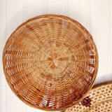Vintage wicker basket