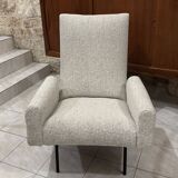 Louis Paolozzi modernist armchairs reupholstered