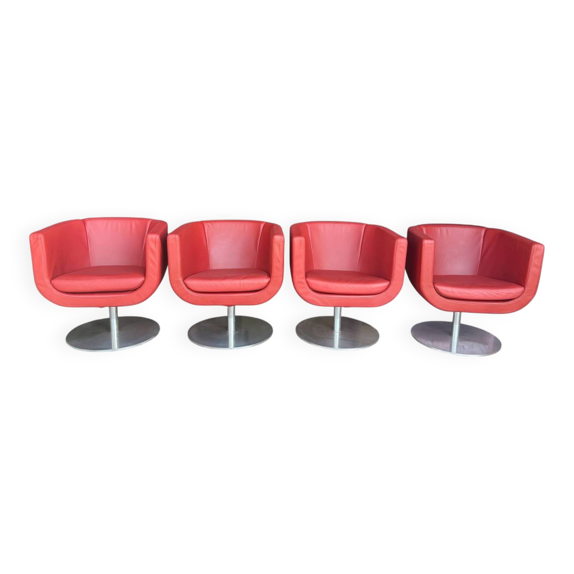 Chaises Tulipe de B&B Italia, années 1990, ensemble de 4