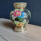 Vintage Ceramic Vase Arte Veneziana, Hand-Painted Flower Decor
