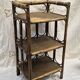 Rattan shelf