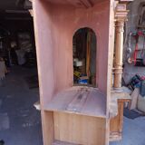 Superb early 19th century church tabernacle in gilded stuccoed wood