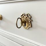 Louis XVI style chest of drawers known as sauteuse