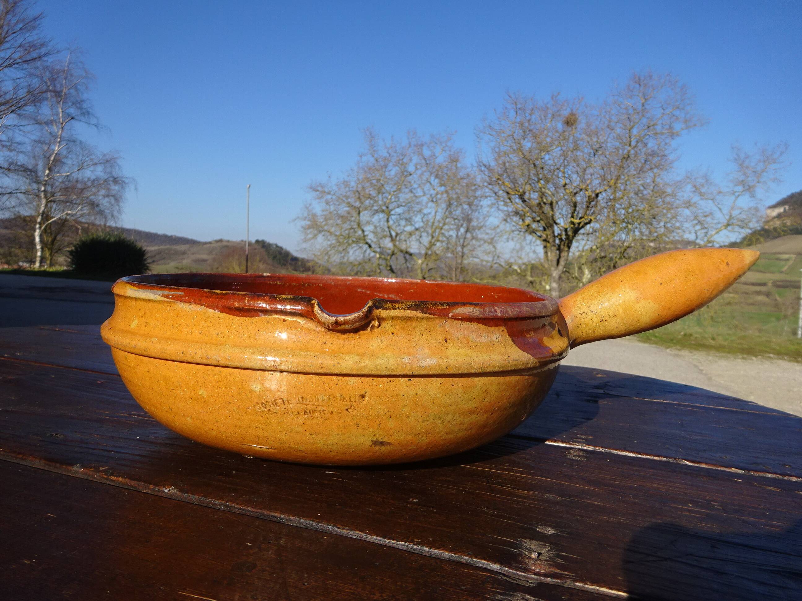 Vallauris terracotta dish