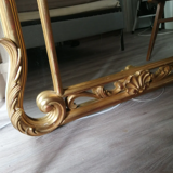 Large golden mirror 90x120cm