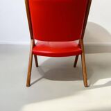 Vintage Italian armchair in Scandinavian style.