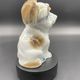 Vintage porcelain dog sculpture IRIS – Romania, 1960s–80s