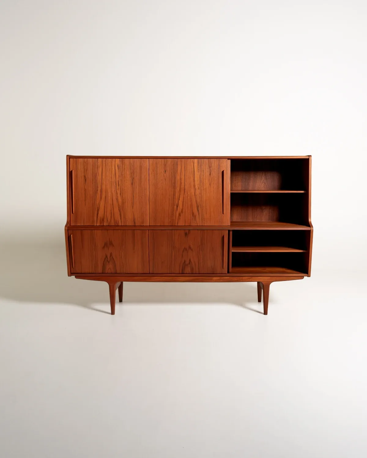 Danish Teak Highboard, 1960s