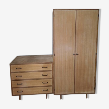 Asymmetrical chest of drawers