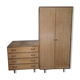 Asymmetrical chest of drawers