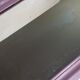 Old rectangular mirror, old pink color, silver patina 50 cm