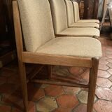 4 vintage Scandinavian style chairs
