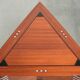 Luxury design side/coffee table in triangular shape in Art Deco style