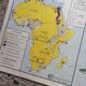 Vintage school map mdi: Africa-Europe economic.