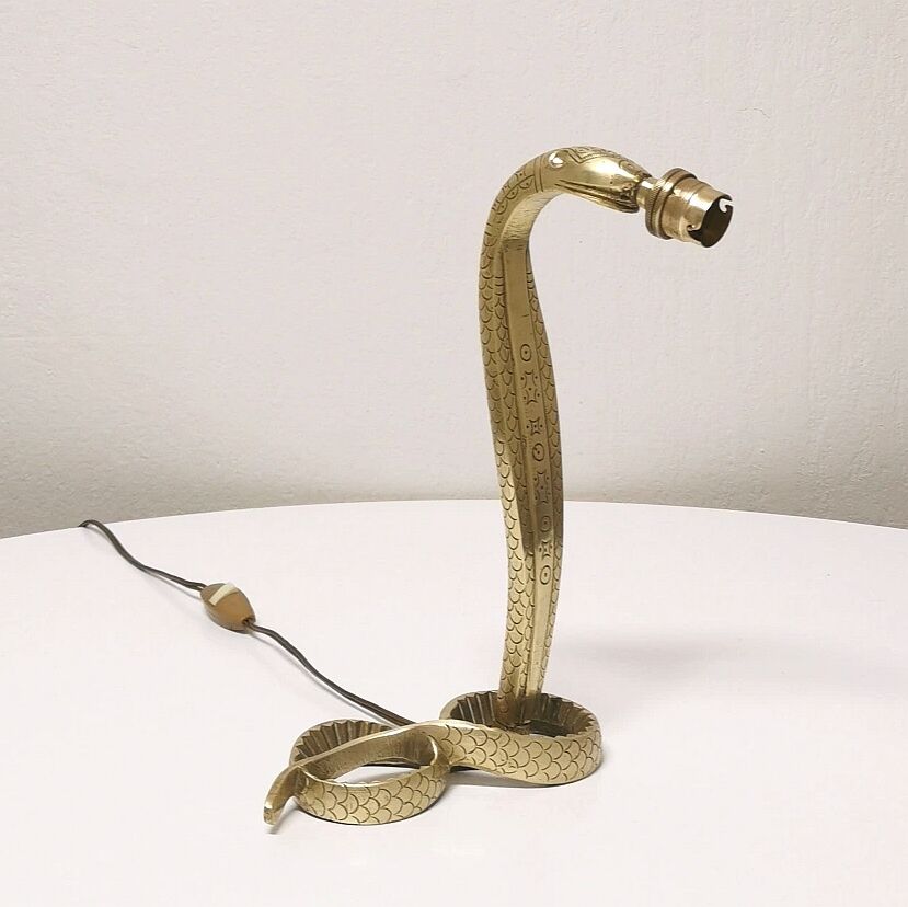 Bronze cobra lamp, 1950