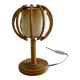 Lampe vintage Louis Soignot rotin