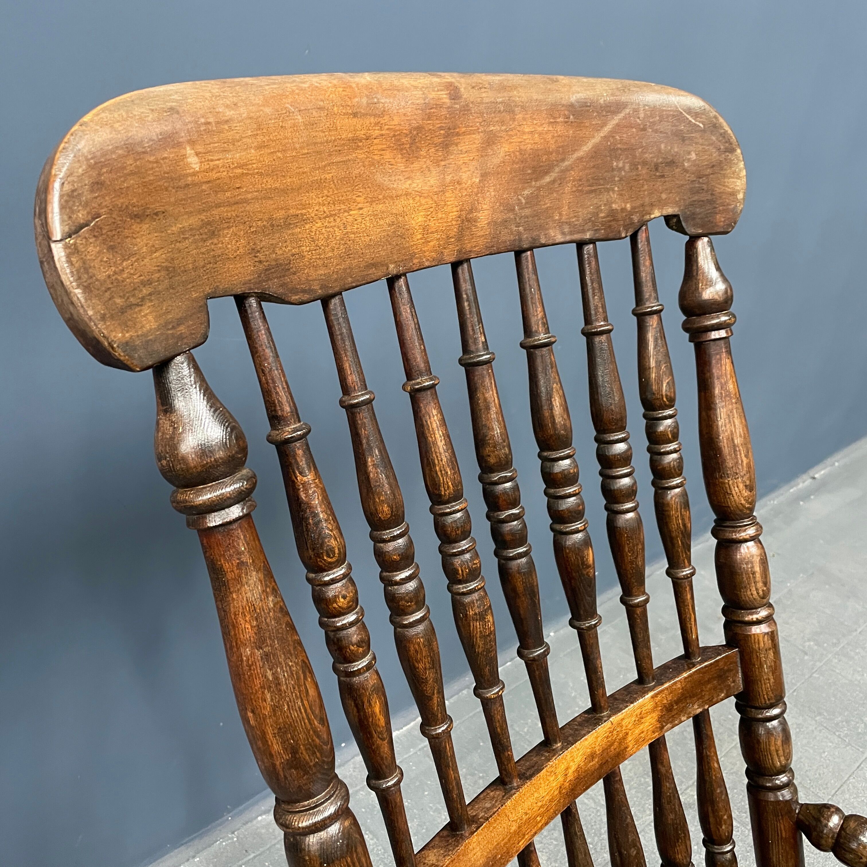 Antique Dutch rocking chair from the early 1900s