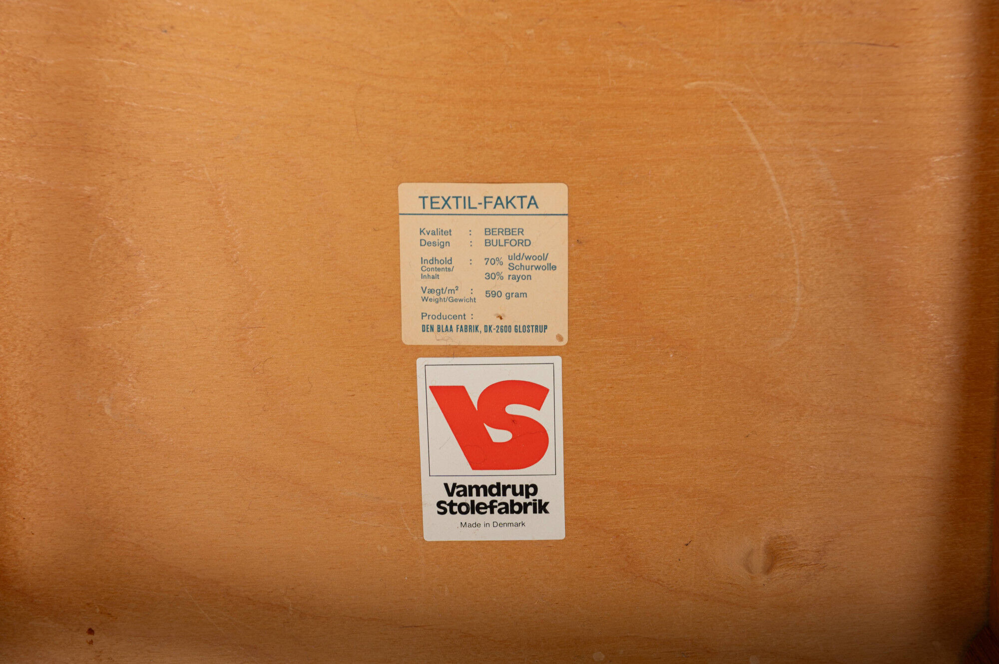 Set of 8 dining chairs by Vamdrup Stolefabrik, Denmark 1960s