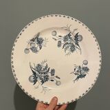 Set of 2 round dishes Terre de Fer XIXth "Madrid"