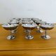 Set of 12 stainless steel bowls from the 1970s.