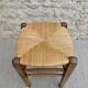 Wooden stool and mulched seat