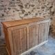 Buffet rustique français années 1920 – Buffet en pin ancien – Îlot de cuisine – Meuble de rangement 3 portes