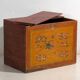 Chinese chest with original painting – China, circa 1900