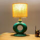 Table lamp in art ceramic Bordeaux