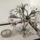 Chandelier sputnik chrome design 1970