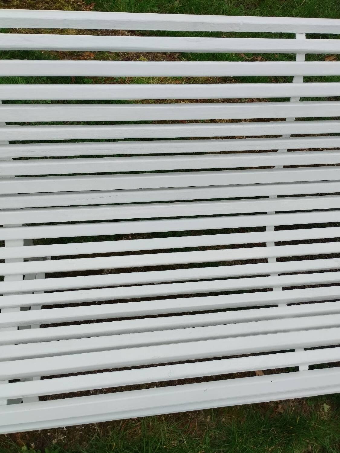 Banc de jardin ancien avec pieds en fer