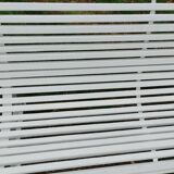 Banc de jardin ancien avec pieds en fer