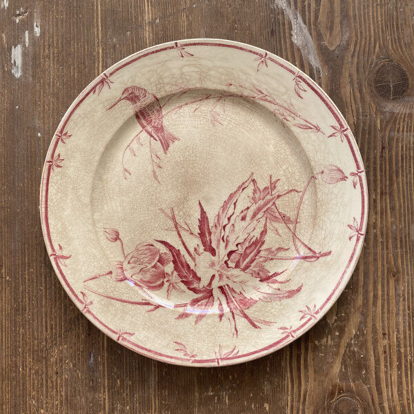 Assiette à dessert Gien x4