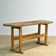 Table de travail en chêne, vers 1920