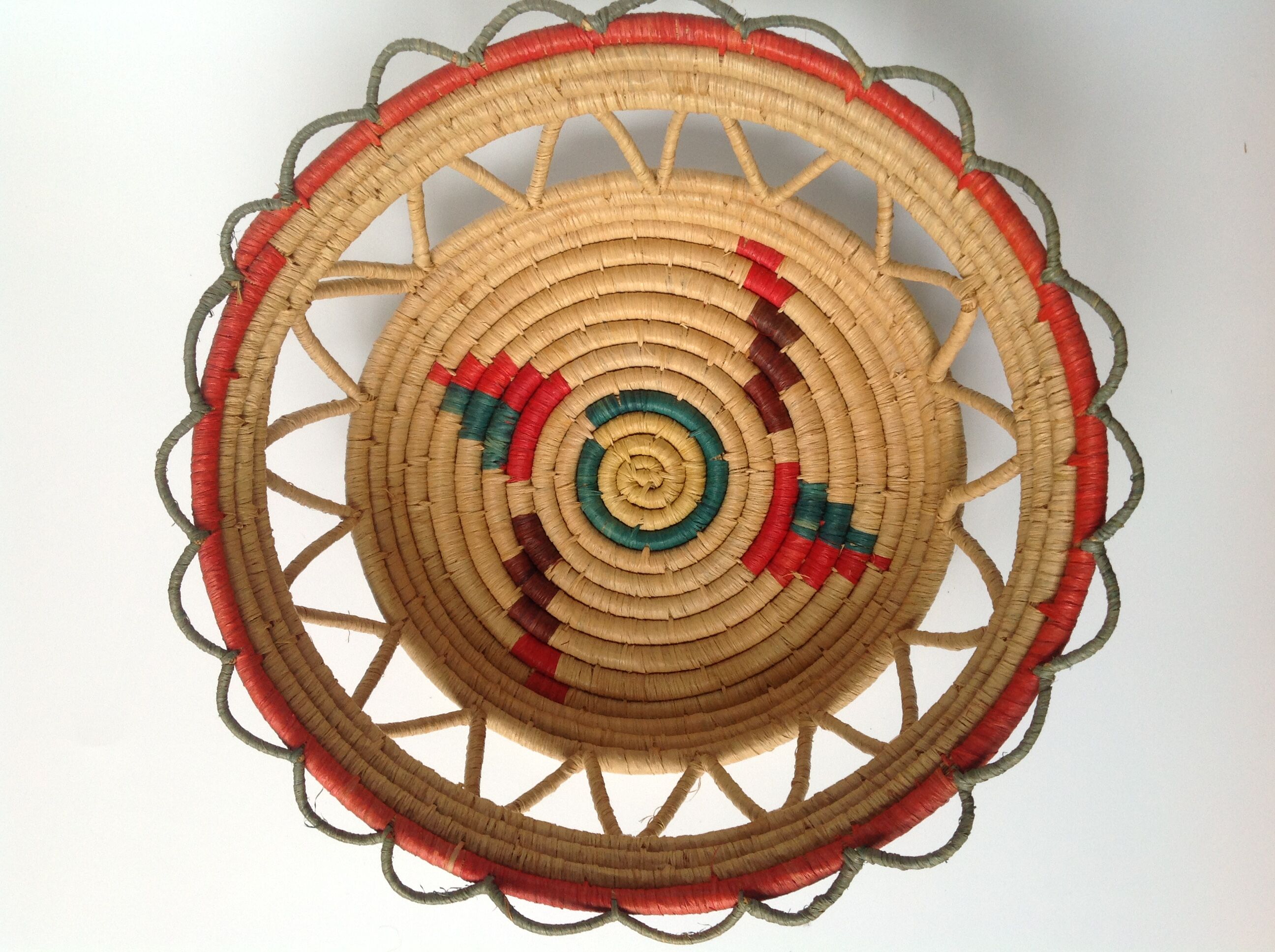 Handcrafted braided basket