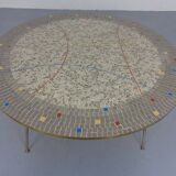 Large ceramic mosaic coffee table by Berthold Müller, Germany, 1950s.