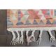 Orange Pink Turkish Oushak Vintage Handmade Wool Runner Rug  100x290