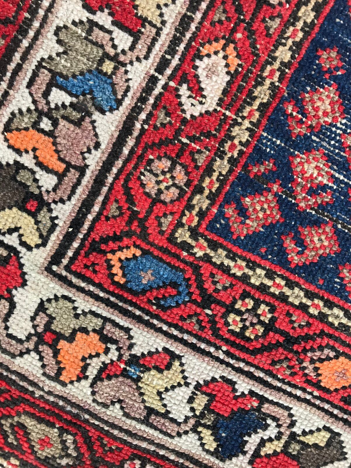 Carpet old malayer corridor Iran 106 X 390 CM