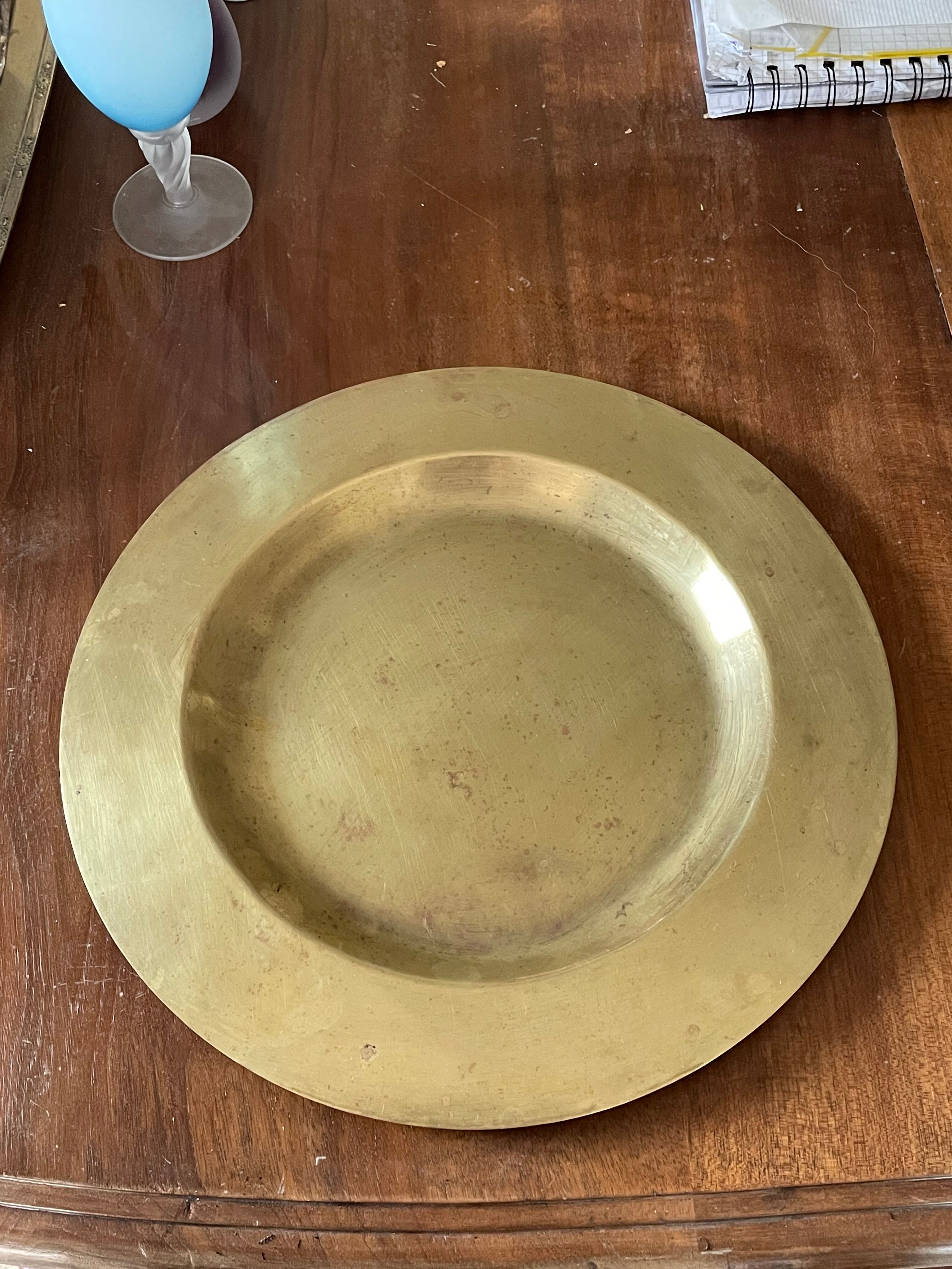 Brass pocket trays 30cm
