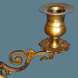 Pair of chandeliers three neo-classical fires - patinated bronze - 1950s - France