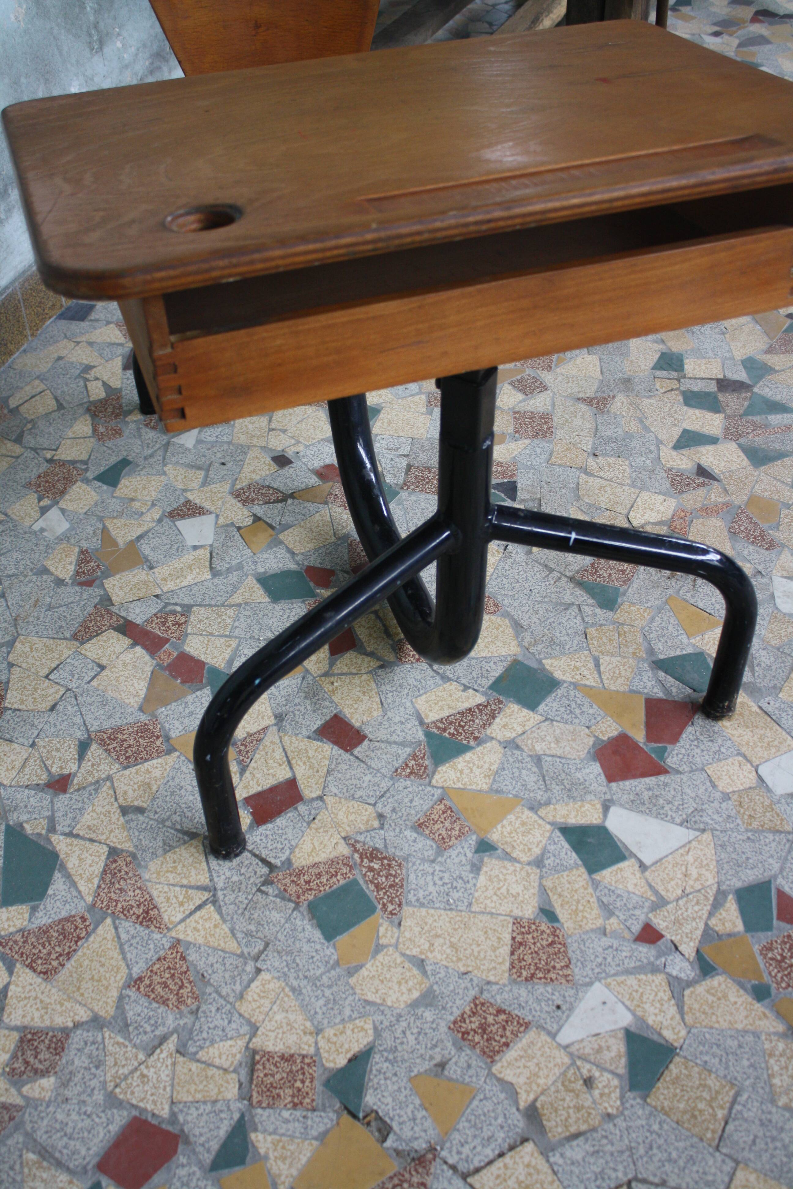 Vintage school desk