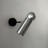 Vintage adjustable wall lamp, chrome, France 1970