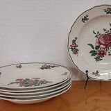 Set of 6 ceramic soup plates “villeroy and boch” “alt strassburg”