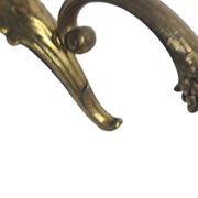 Classicist bronze wall lamp, Poland, 1900s