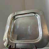 Square silver-plated metal tray CESA 1882