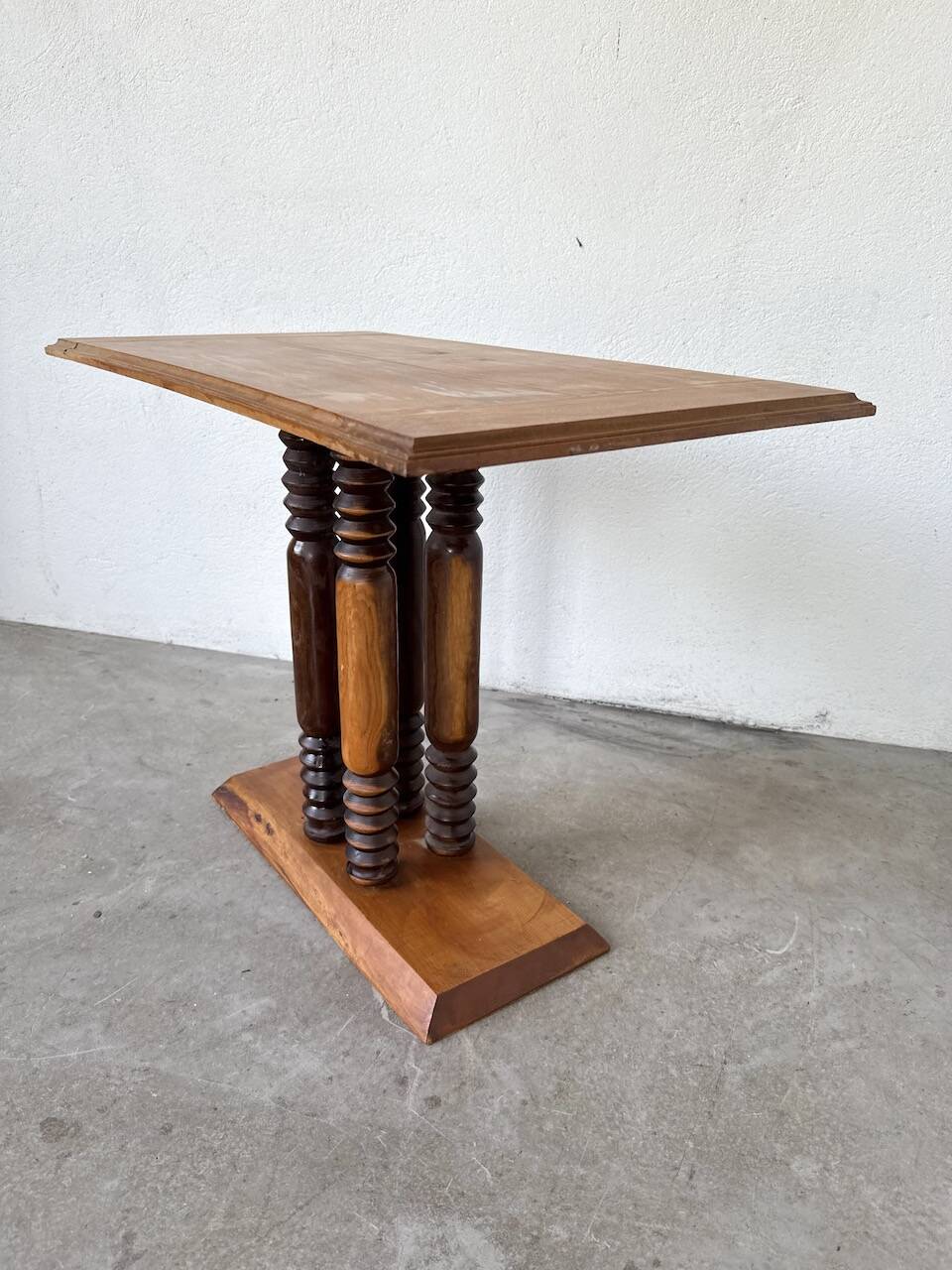 Dudouyt Courtray oak art deco console table