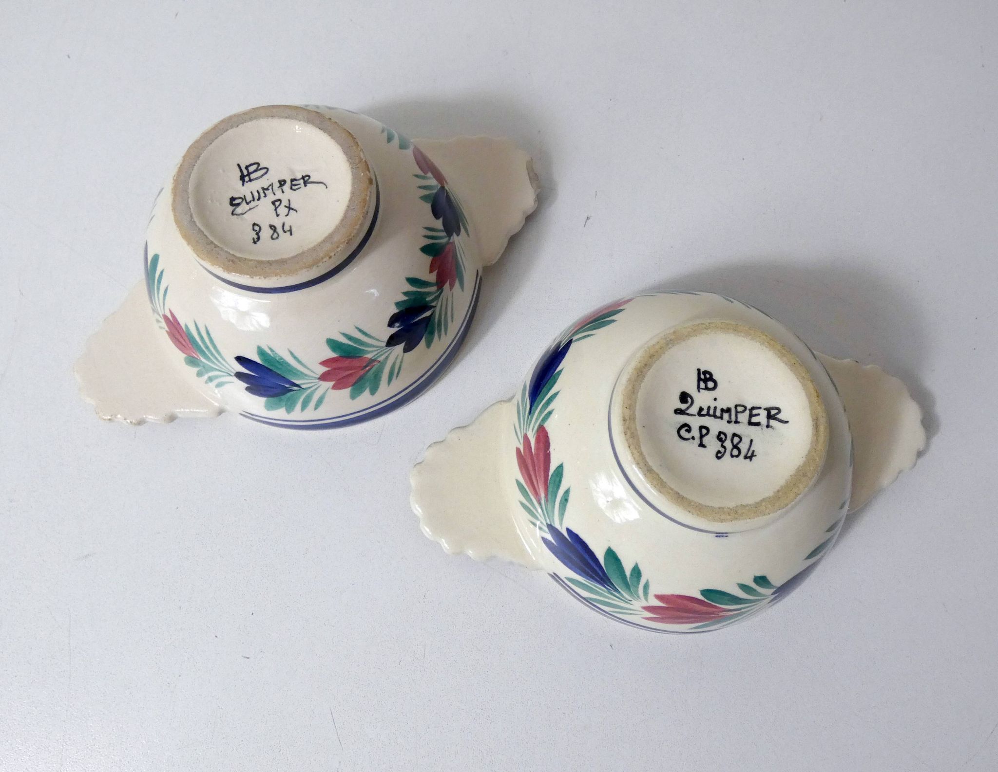 HB Quimper 2 old bowls