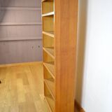 Vintage Light Oak Shelf 1960