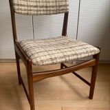 Set of 4 Authentic Mid-Century Danish Teak Dining Chairs